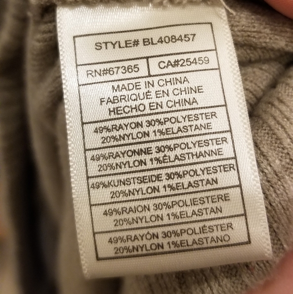 BB Dakota Steve Madden Melt Mountain Sweater Dress Mock Neck Tan Size S NWT - Picture 7 of 8